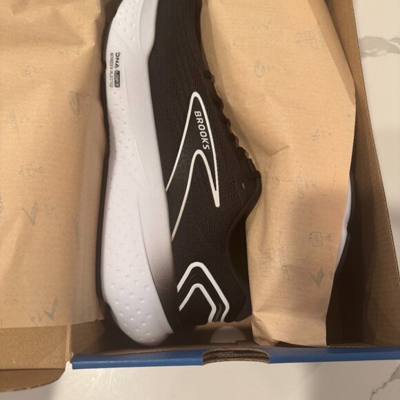 NWT | Men's Brooks Glycerin 21 | Size 9.5 | New in Box | Black/Grey/White - Picture 4 of 7